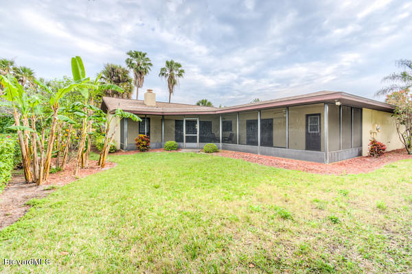 499 Winchester Road Satellite Beach, FL 32937 - Photo 24 of 24 Rear Elevation