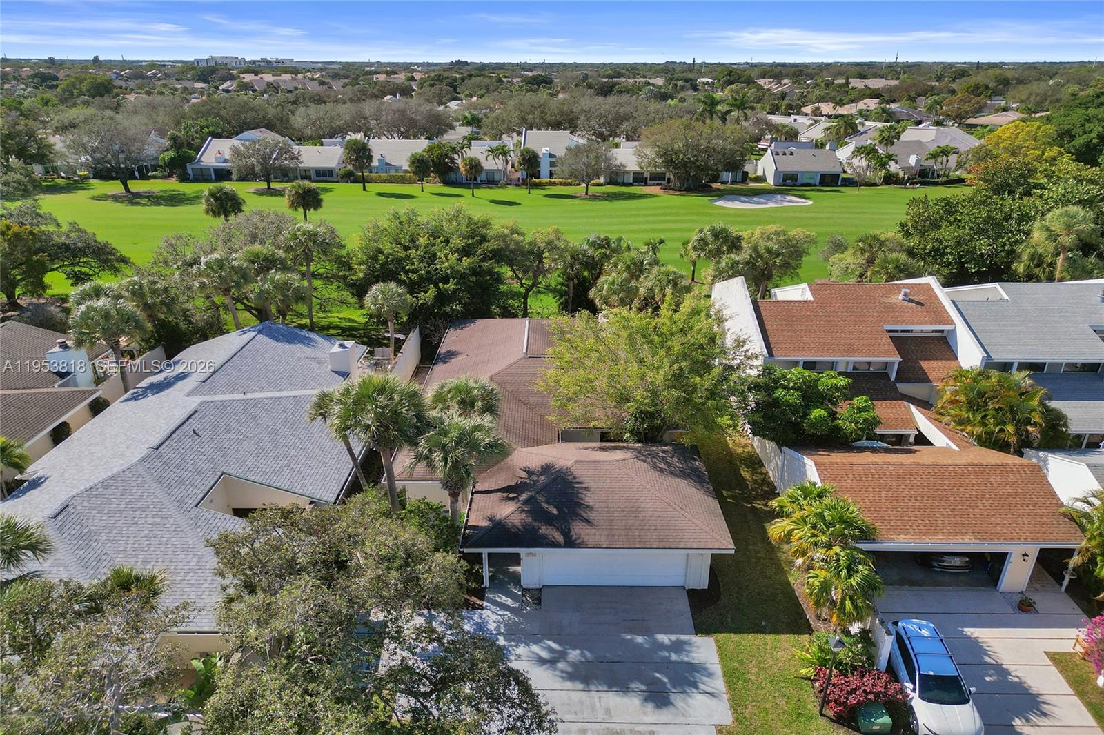 17115 Bay Street Jupiter, FL 33477 - Photo 67 of 73 an aerial view of a house with garden