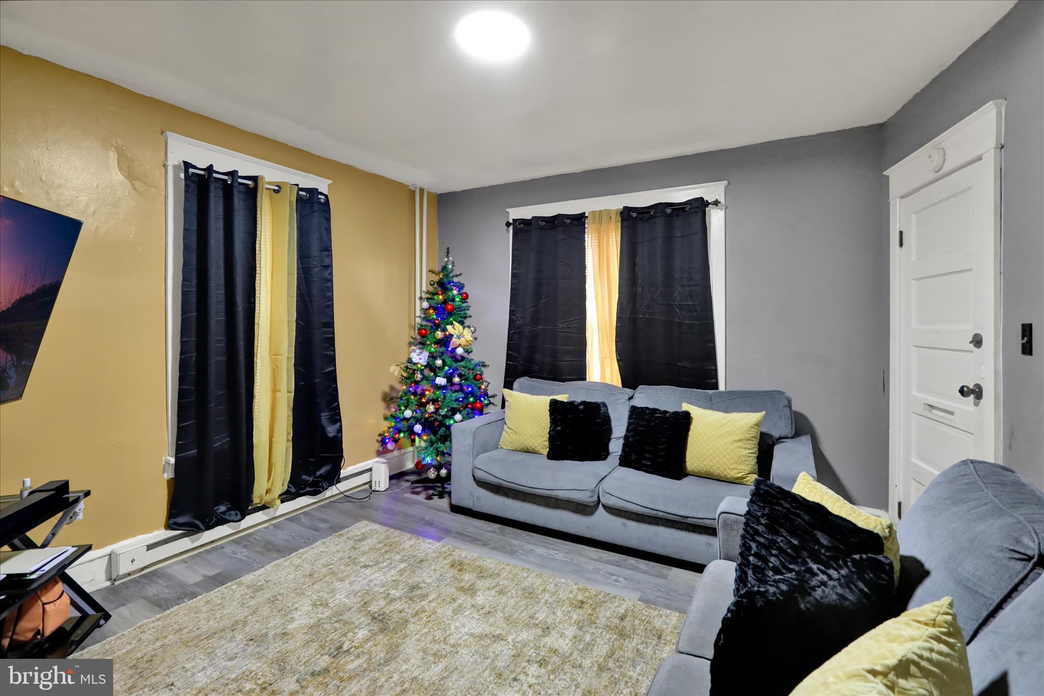 1410 Cotton Street Reading, PA 19602 - Photo 5 of 37 a living room with furniture and a potted plant