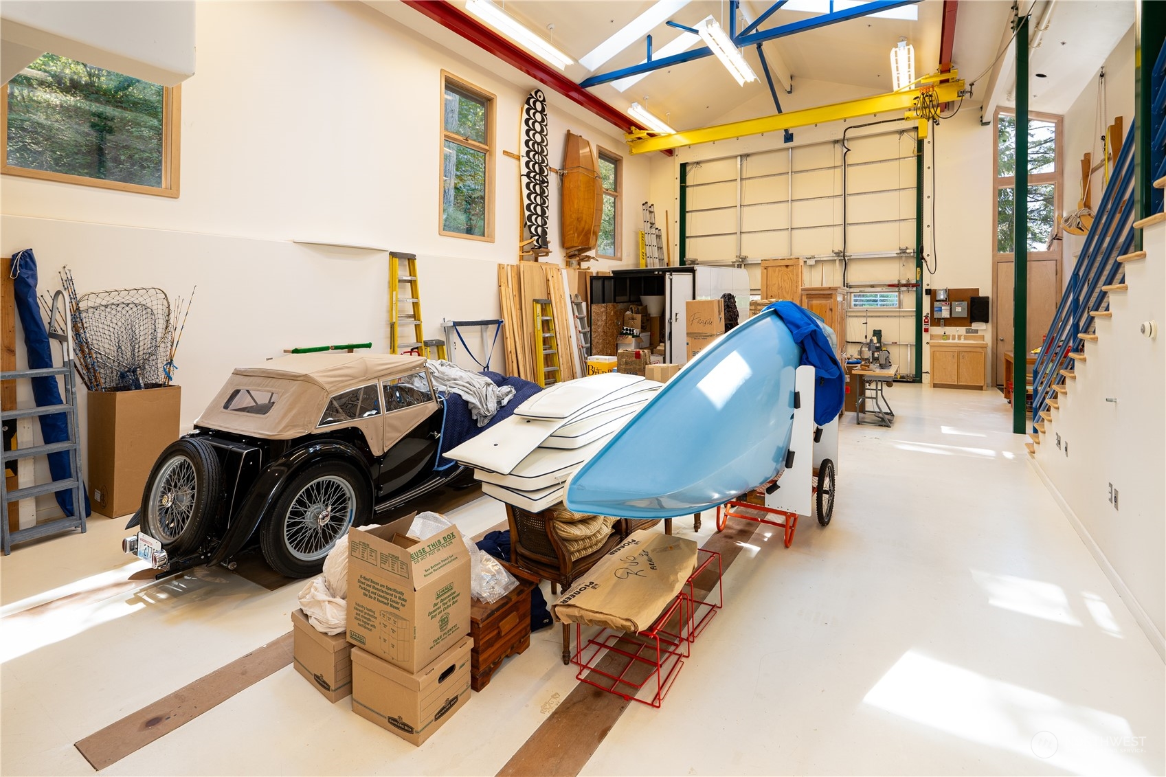 934 Mitchell Bay Road Friday Harbor, WA 98250 - Photo 30 of 40 a view of a room with gym equipment