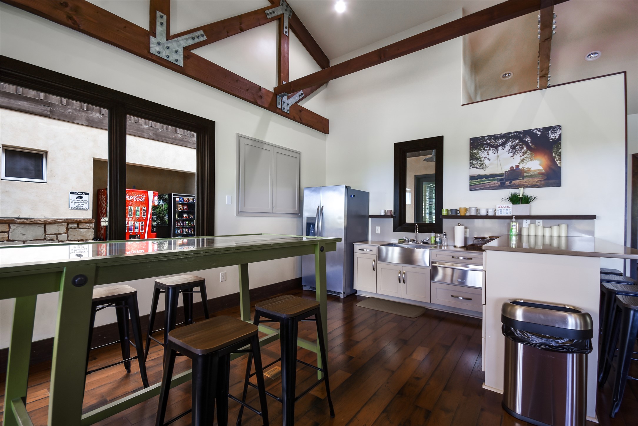 228 Pisa Lane Georgetown, TX 78628 - Photo 26 of 28 a view of a dining room with furniture and wooden floor