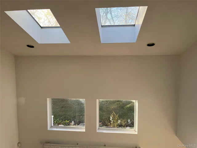 a view of painting on the wall