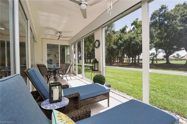 a view of an outdoor sitting space