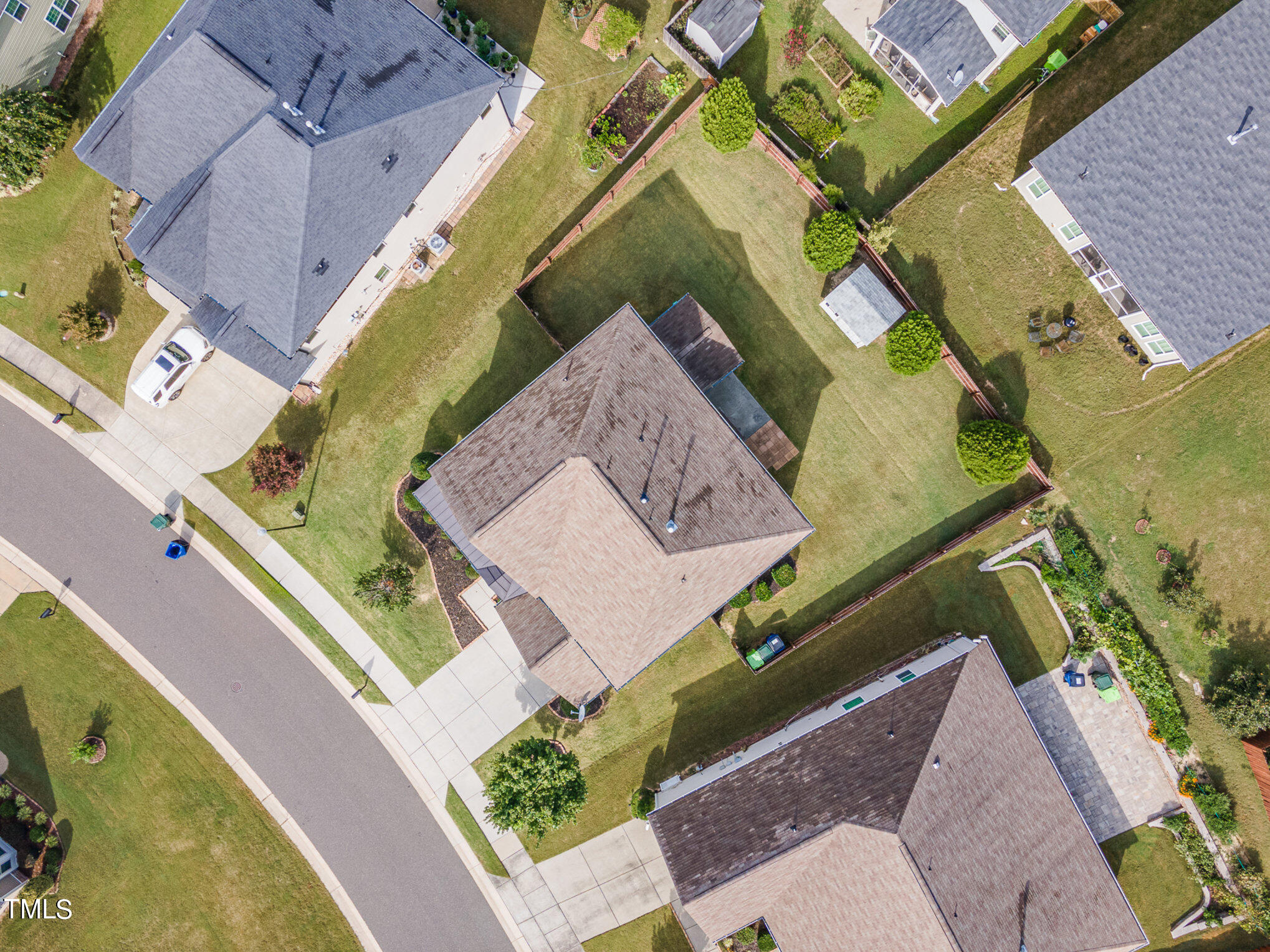 7537 Channery Way Raleigh, NC 27616 - Photo 28 of 29 Aerial View