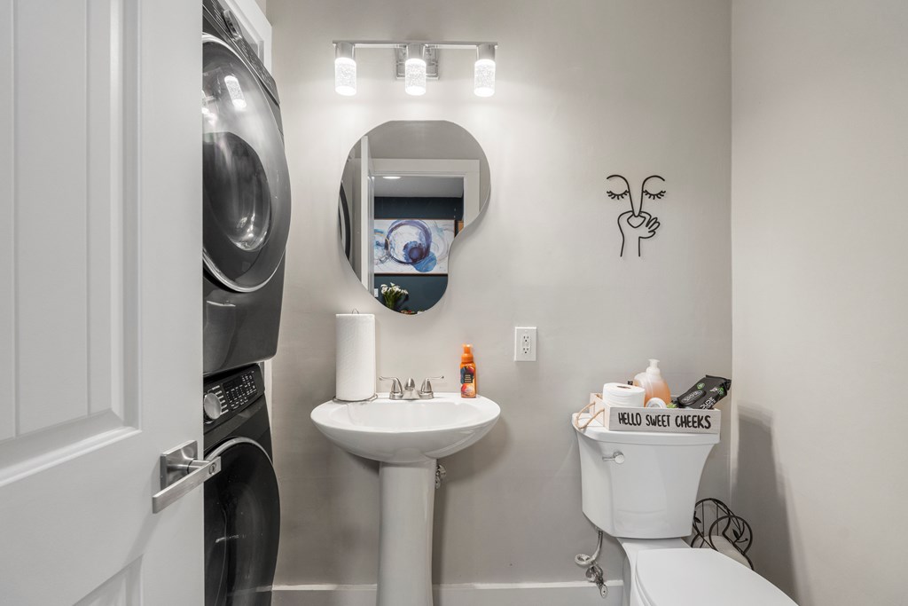 2525 Norris Road, Unit 38 Columbus, GA 31907 - Photo 23 of 27 a bathroom with a toilet sink and mirror