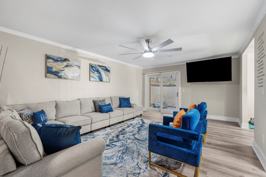 2525 Norris Road, Unit 38 Columbus, GA 31907 - Photo 5 of 27 a living room with furniture and a flat screen tv