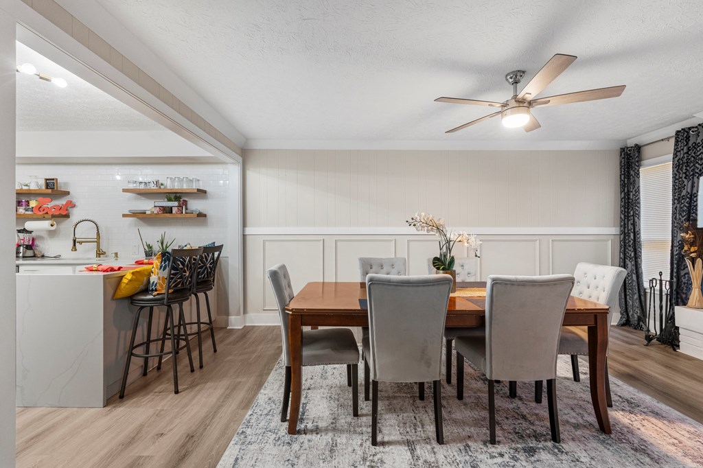 2525 Norris Road, Unit 38 Columbus, GA 31907 - Photo 9 of 27 a view of a dining room with furniture and wooden floor