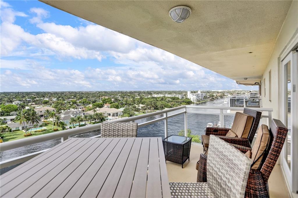1160 Hillsboro Mile, Unit 904 Hillsboro Beach, FL 33062 - Photo 29 of 68 Large Modern Open Balcony to enjoy sunsets and watch the boats go by.