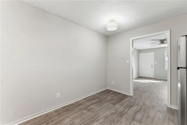 wooden floor in an empty room