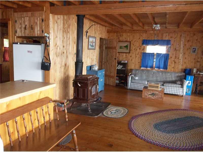 Tbd Tbd Story Road New Portland, ME 04961 - Photo 5 of 12 Living Room. Open floor, wood stove,...