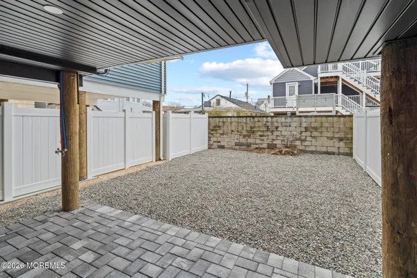 a view of a large building with a window
