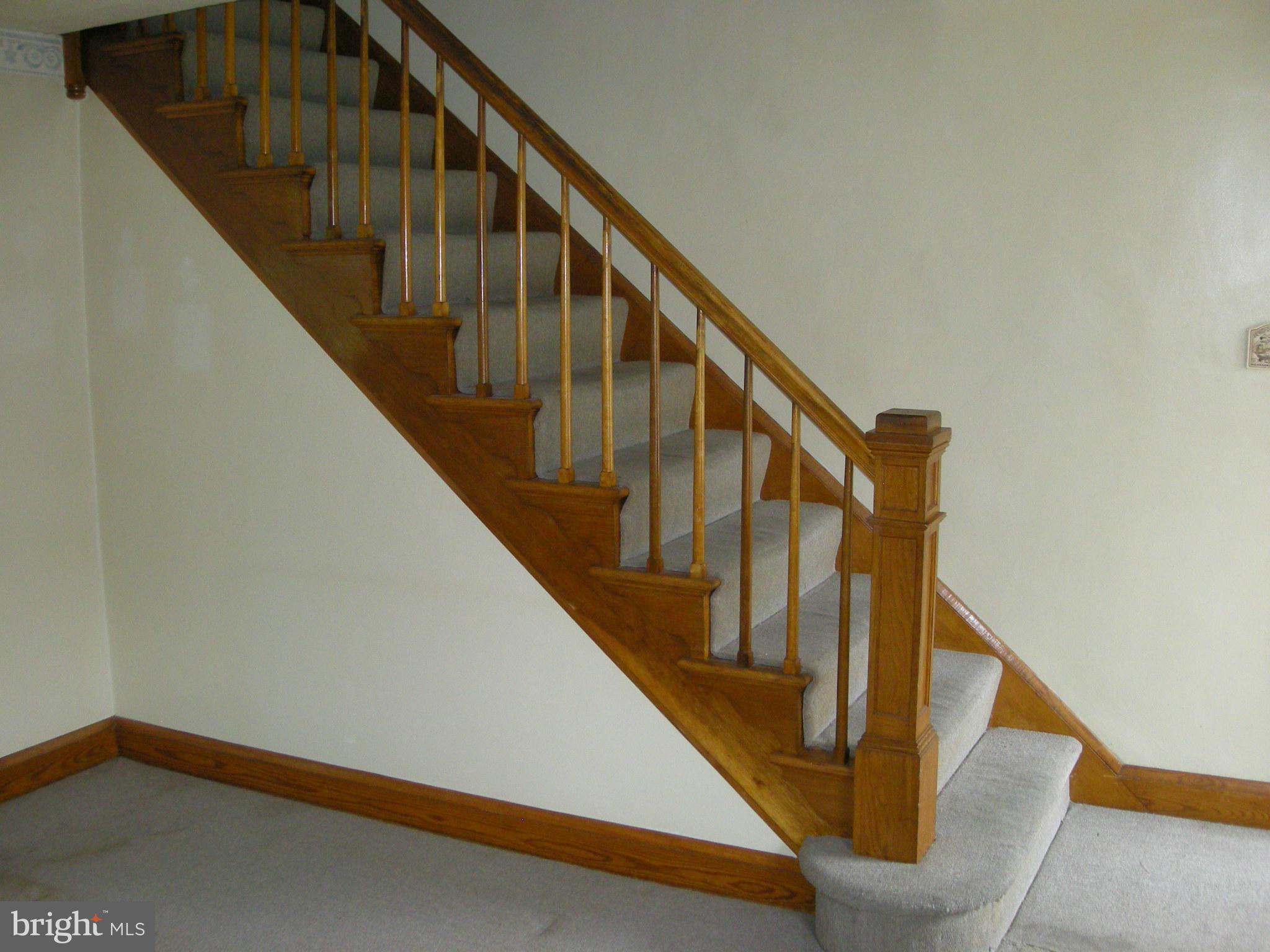 7901 33rd Street Rosedale, MD 21237 - Photo 8 of 14 Interior, stairs to 2nd floor bedrooms