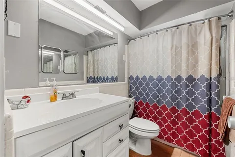 a bathroom with a sink and a toilet