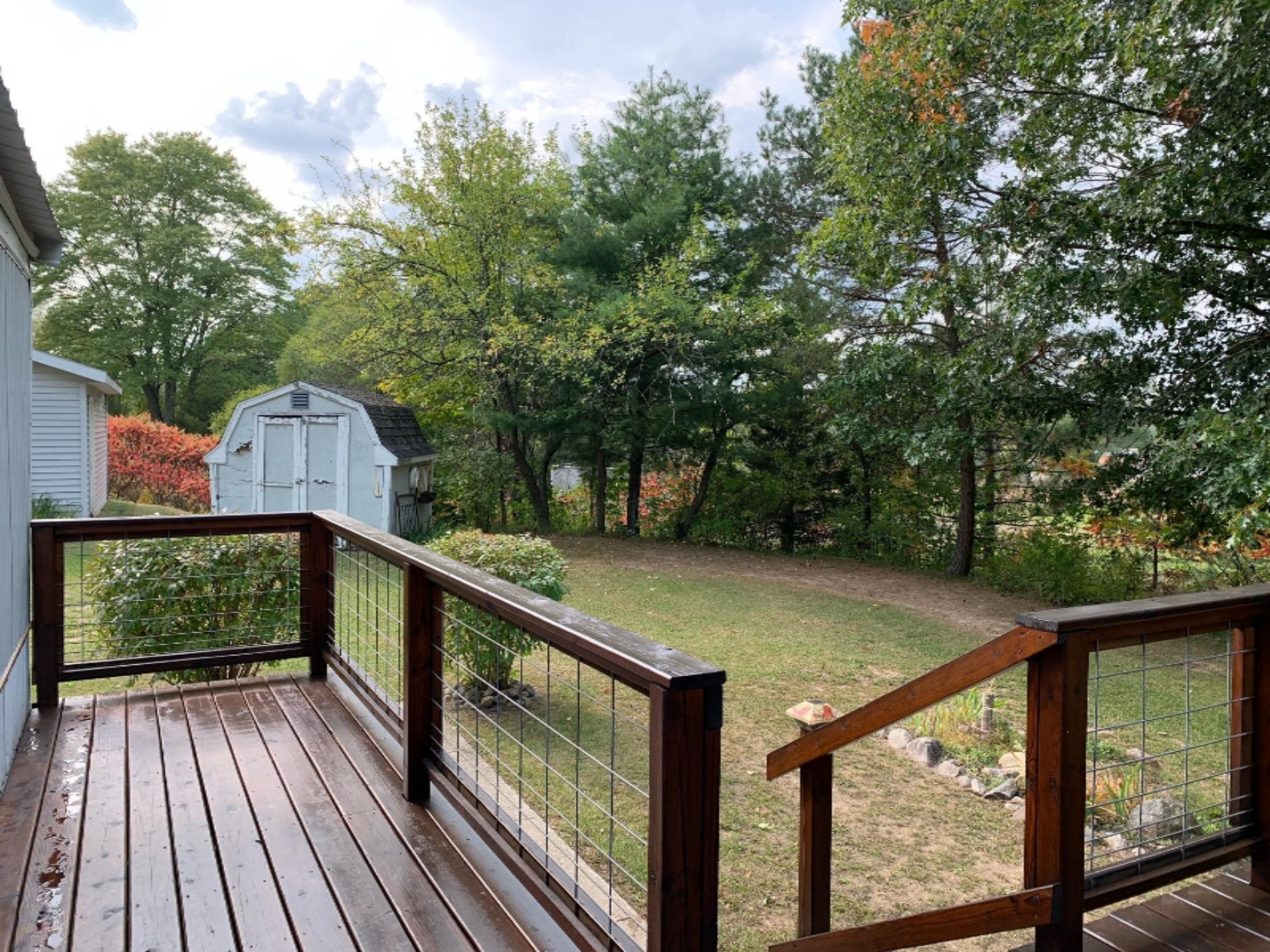 125 Madison Road Stanwood, MI 49346 - Photo 3 of 22 deck view
