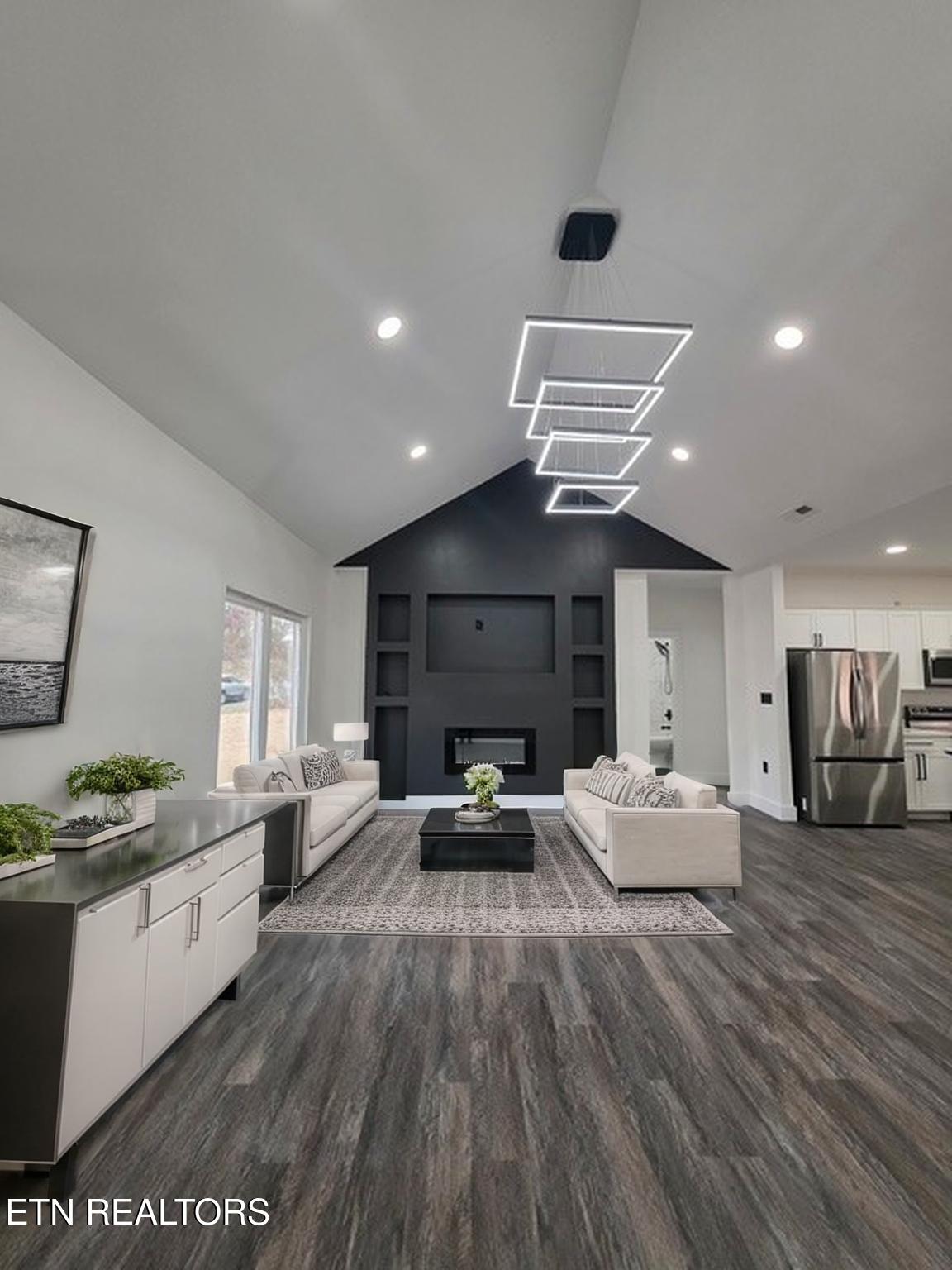 507 North Street Newport, TN 37821 - Photo 2 of 27 2-living-room - Kitchen - Modern - 3