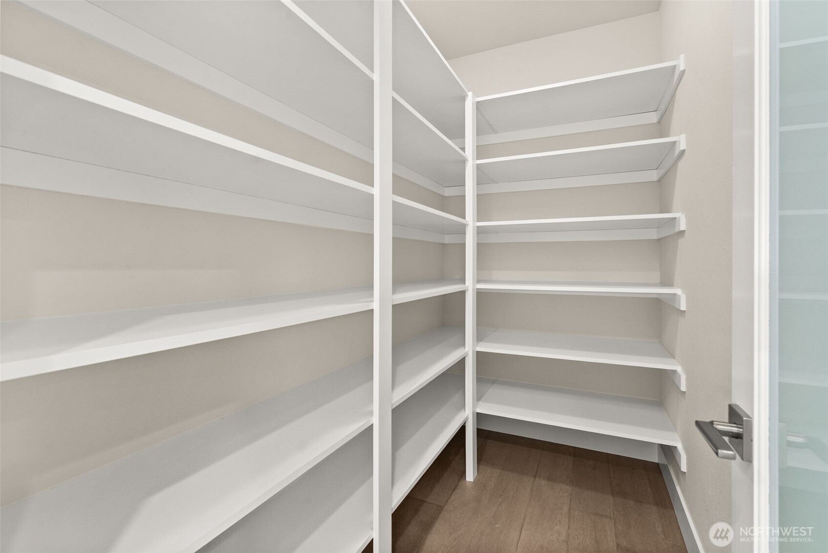 3303 107th Avenue Southwest Olympia, WA 98512 - Photo 14 of 37 a view of walk in closet with empty racks