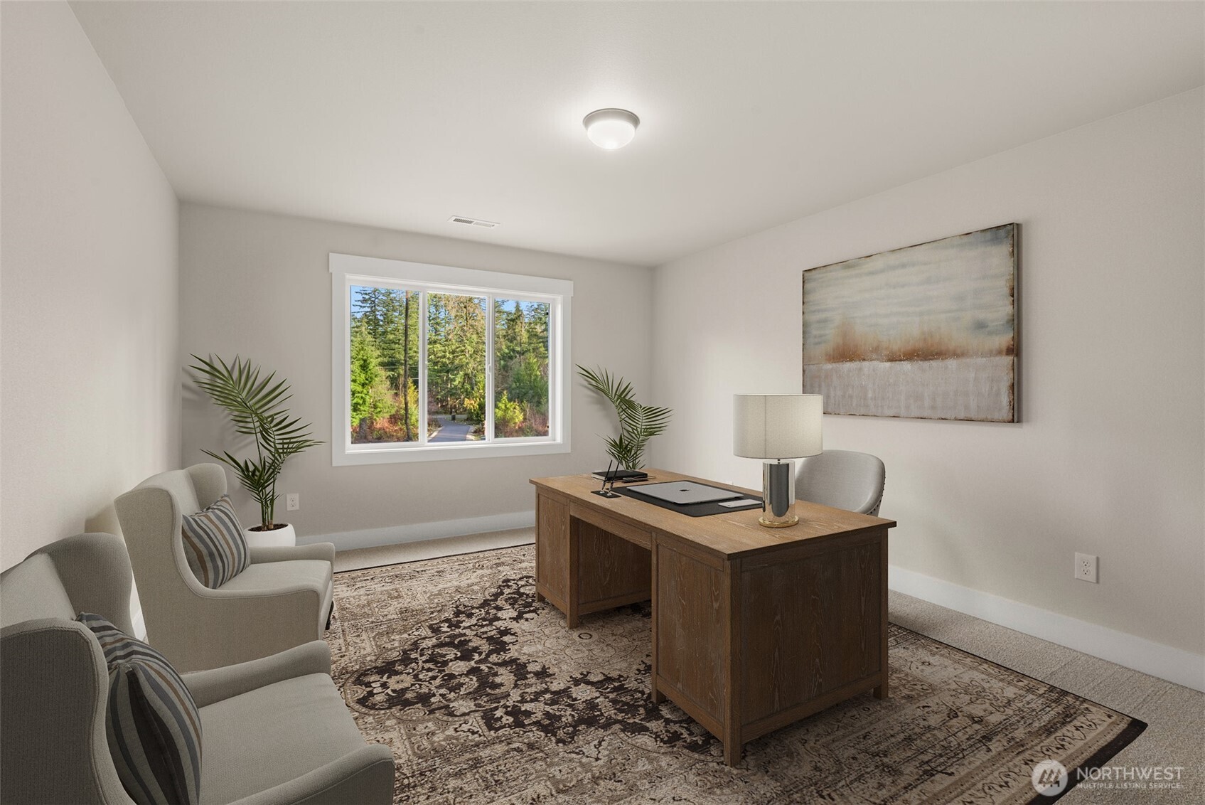 3303 107th Avenue Southwest Olympia, WA 98512 - Photo 15 of 37 a living room with furniture and a window