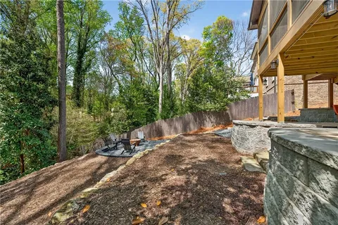 a view of a city and mountain view