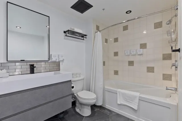 a bathroom with a toilet a sink and a bathtub