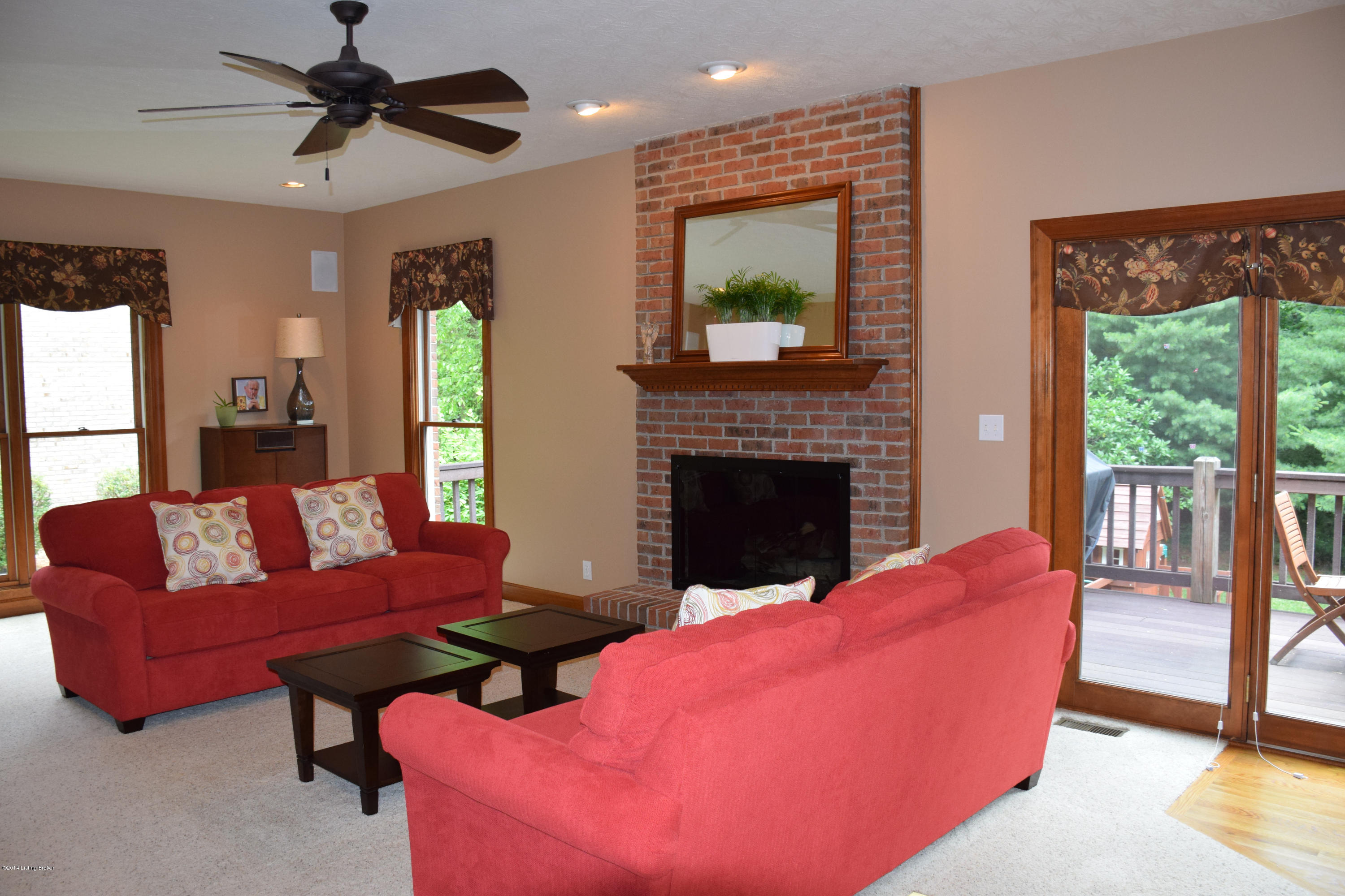 7513 Turner Ridge Road Crestwood, KY 40014 - Photo 10 of 38 The doors to the deck are just steps away from the kitchen and the great room. Perfect for entertaining!