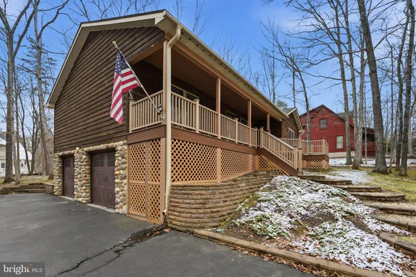 a view of outdoor space with garden