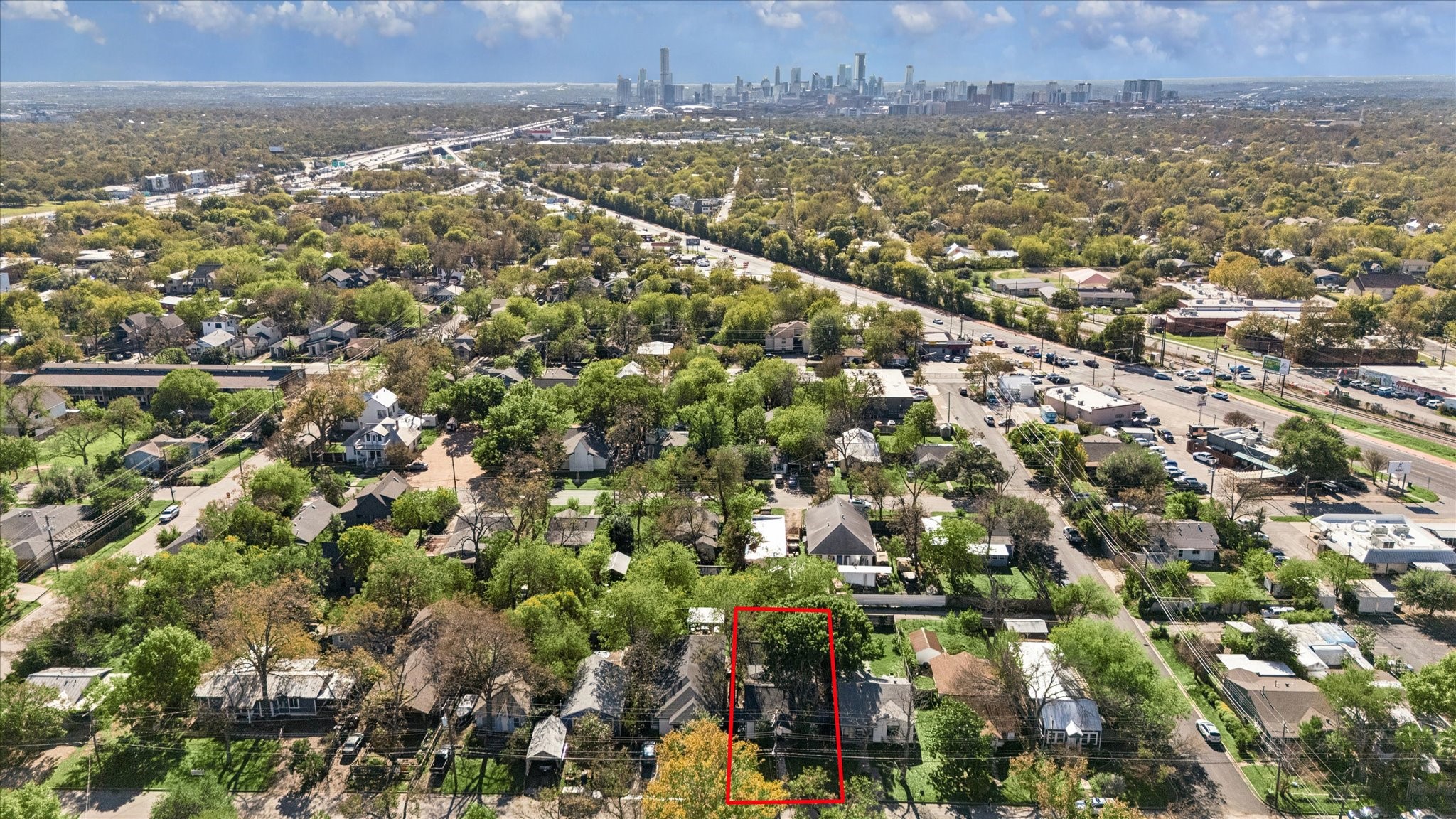 907 East 53rd Street Austin, TX 78751 - Photo 2 of 33 an aerial view of a city