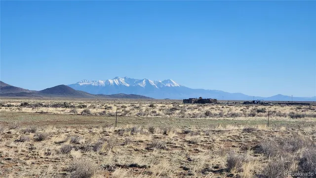 a view of an outdoor space and mountain view