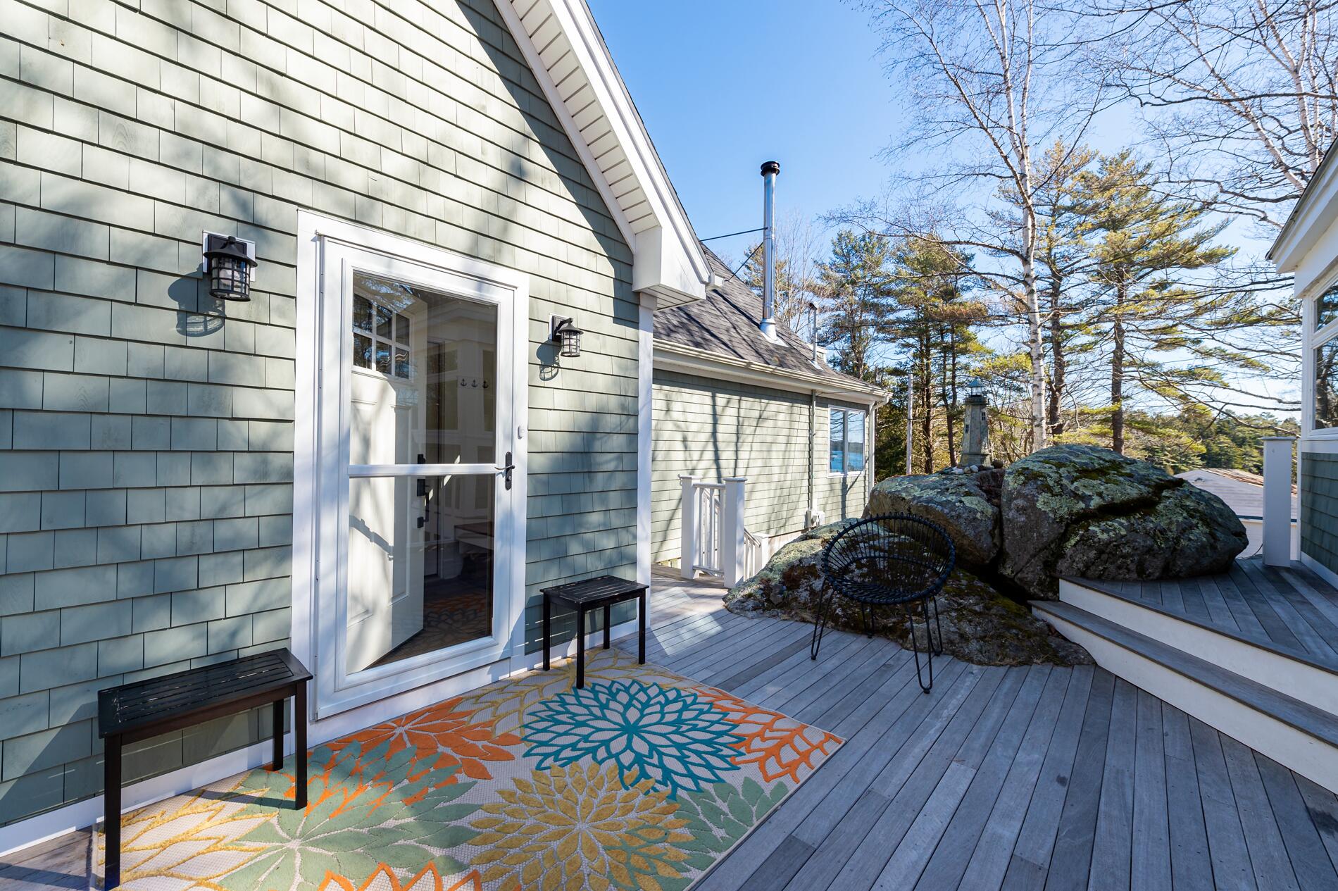 3 Upper Rich Cove Road Harpswell, ME 04079 - Photo 14 of 73 14 Front Door and Deck