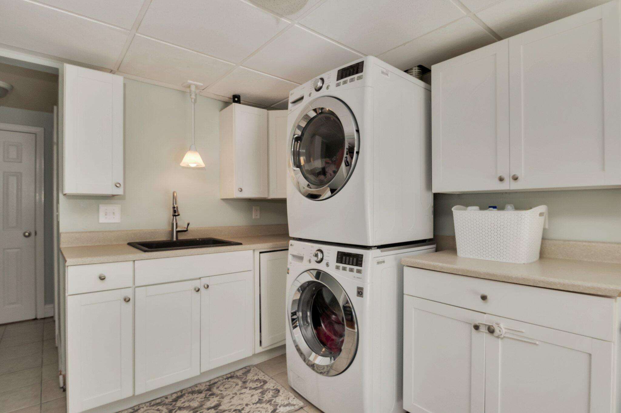 2 Palmer Road East Sandwich, MA 02537 - Photo 36 of 74 a utility room with sink dryer and washer