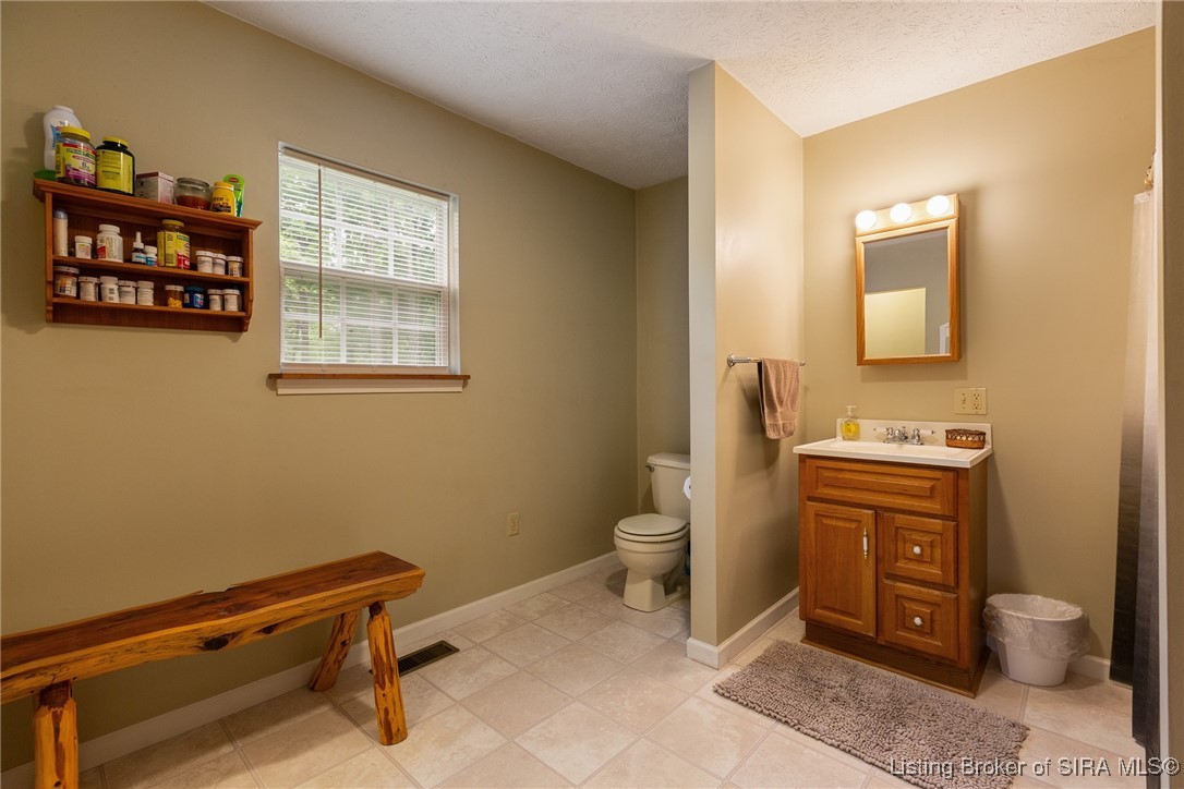 10440 East Saylor Road Salem, IN 47167 - Photo 35 of 57 Oversized first floor full bath with window, tub/shower!