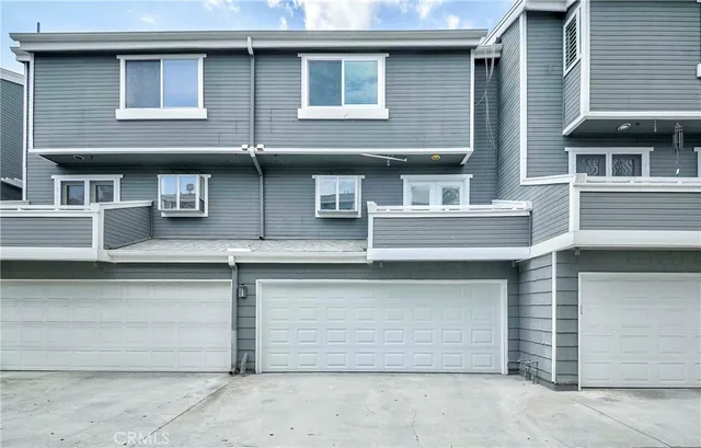 a front view of a building