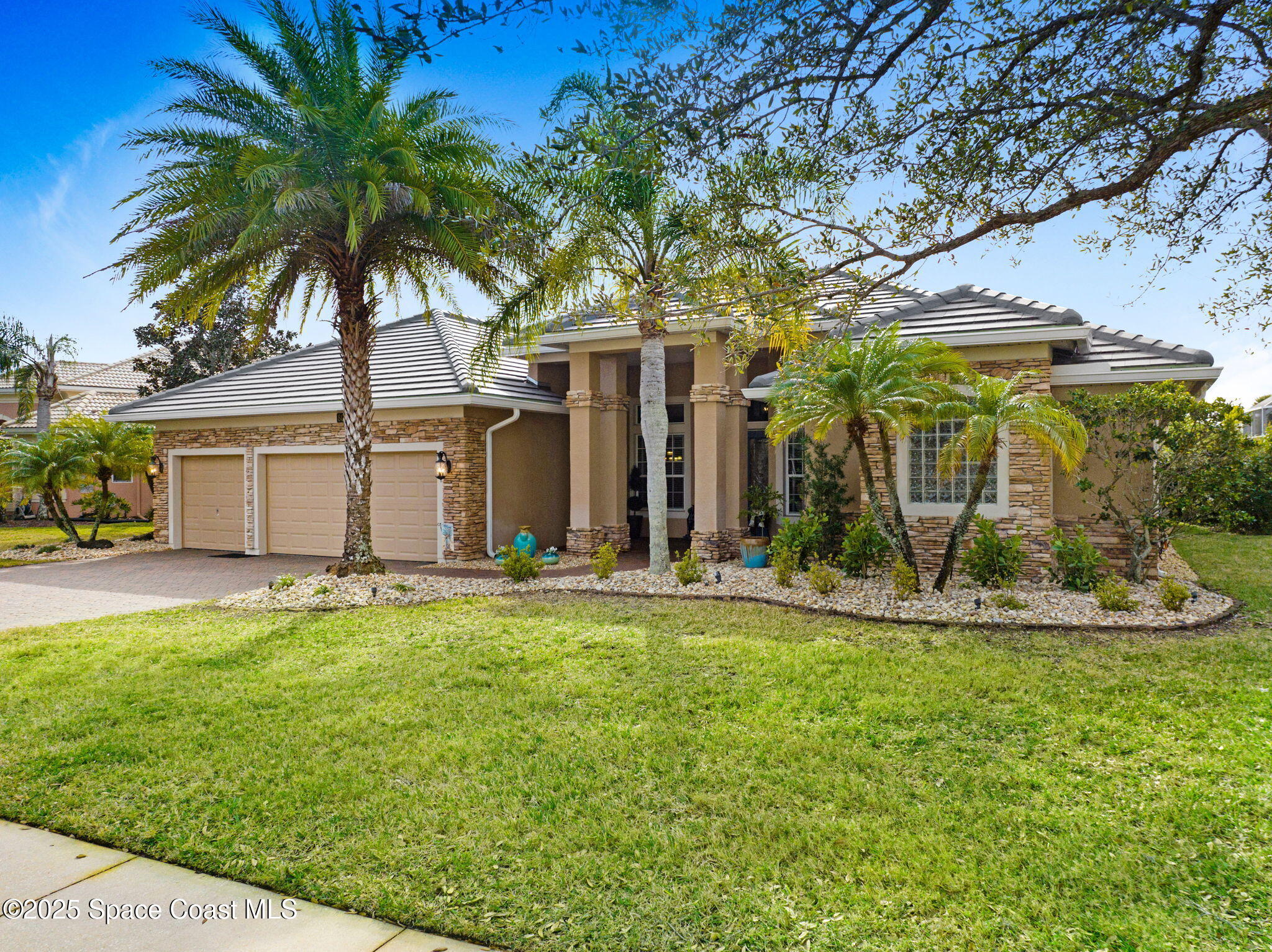 8082 Old Tramway Drive Melbourne, FL 32940 - Photo 72 of 82 a view of a house with backyard and tree s
