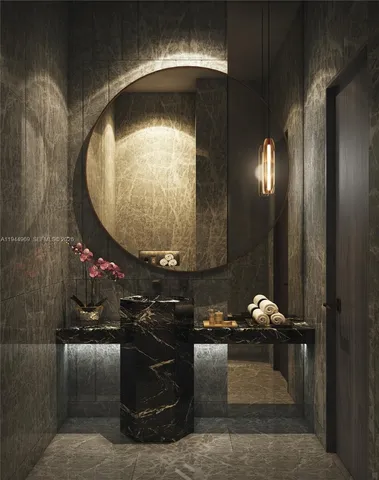 a view of a bathtub in a bathroom