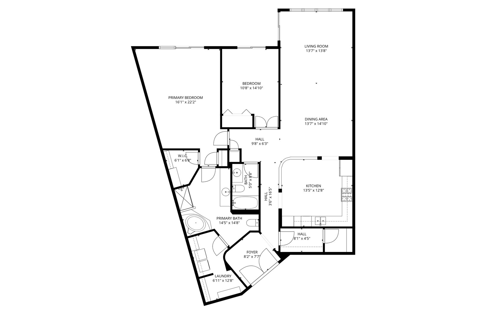730 Creekside Drive, Unit 405C Mount Prospect, IL 60056 - Photo 28 of 34 a picture of floor plan