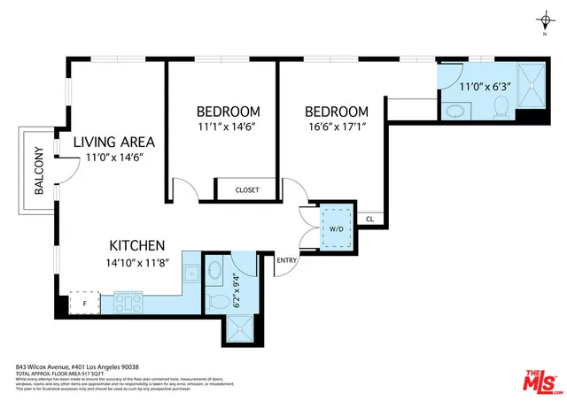 $3,995 | 843 Wilcox Avenue, Unit 201, Los Angeles, CA 90038