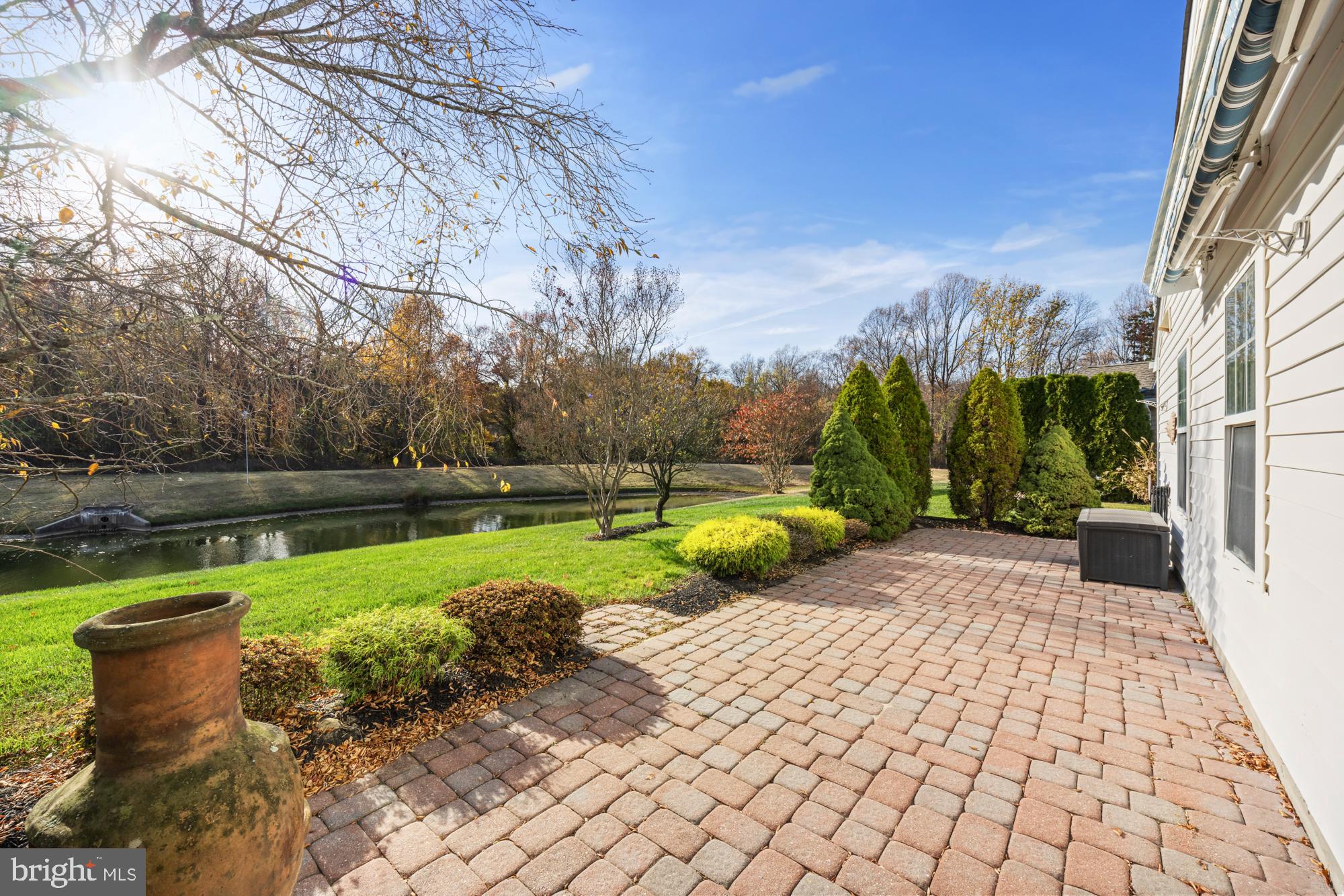 21 Brandon Lane Sewell, NJ 08080 - Photo 24 of 44 a view of a backyard with plants and trees