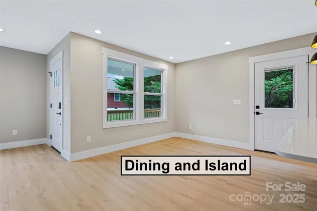 a view of an empty room with window