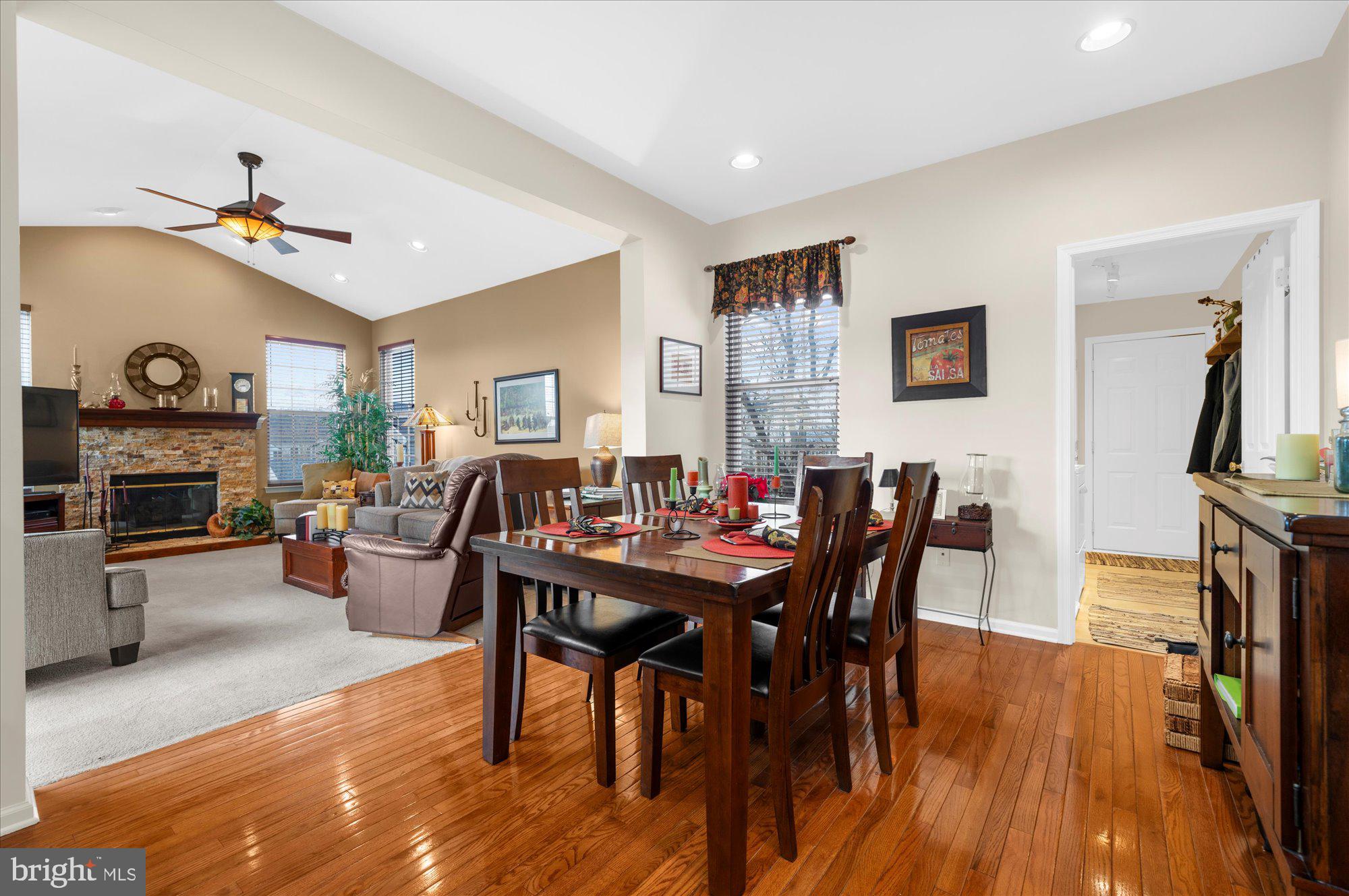 108 Hartman Road Pottstown, PA 19465 - Photo 12 of 38 a view of a dining room with furniture window and wooden floor