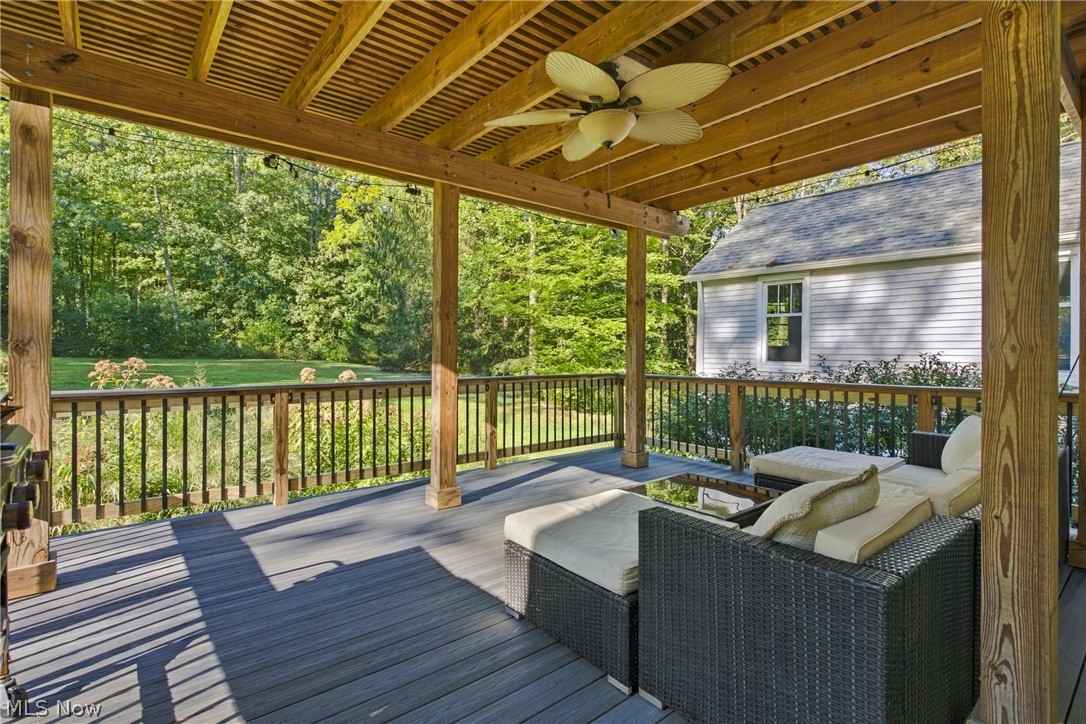 8145 Chagrin Road Chagrin Falls, OH 44023 - Photo 28 of 39 2nd covered deck