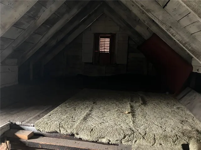 a view of backyard of the house