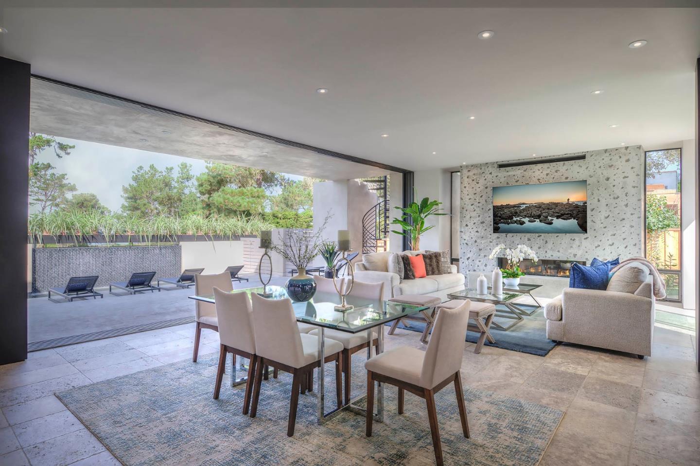 2889 17 Mile Drive Pebble Beach, CA 93953 - Photo 4 of 17 a view of a dining room with furniture window and outside view