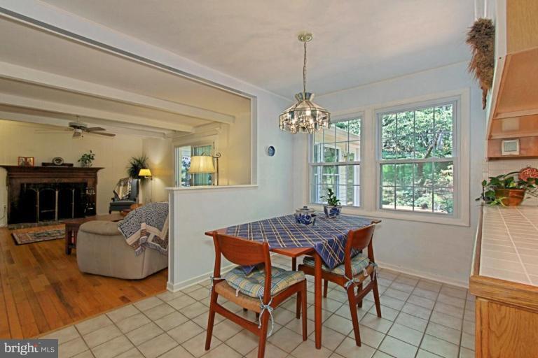 11412 Running Cedar Road Reston, VA 20191 - Photo 16 of 18 a view of a dining room with furniture window and outside view