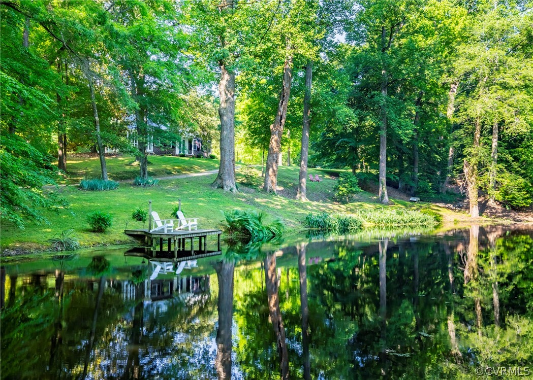 13203 Depot Road Hanover, VA 23069 - Photo 45 of 48 View of the house from the Pond