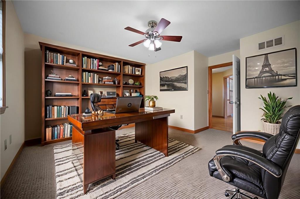 110 East Country Barn Road Houston, PA 15342 - Photo 21 of 49 Virtually staged here as a home office if you'd prefer your bedroom to be upstairs.