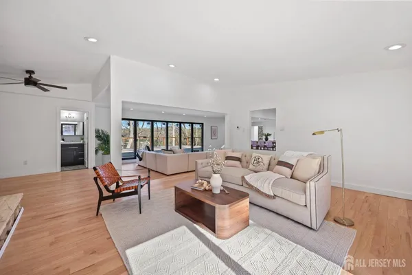 wooden floor in a room