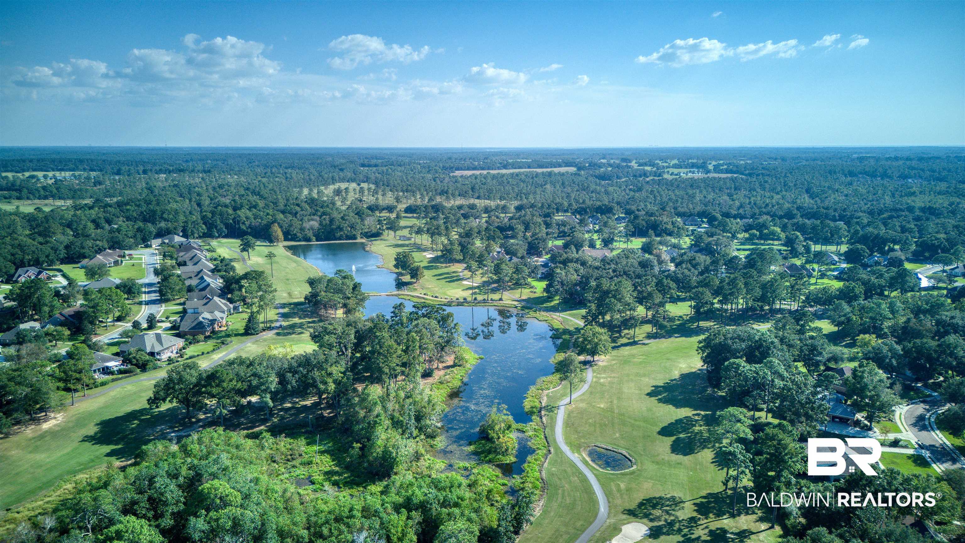 10951 Driver Court Fairhope, AL 36532 - Photo 6 of 46 Bird's eye view with a water view