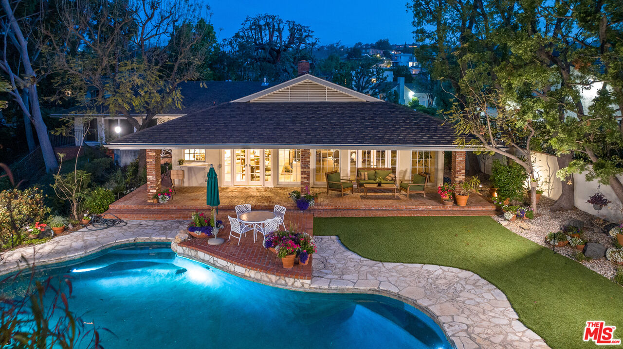 16331 Tudor Drive Encino, CA 91436 - Photo 65 of 71 swimming pool view with a seating space