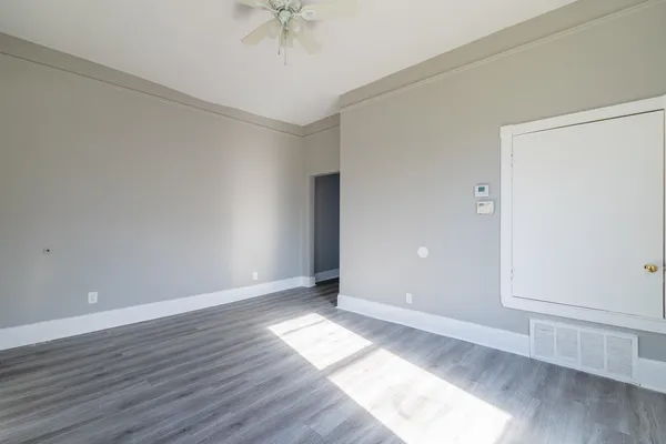 wooden floor in an empty room