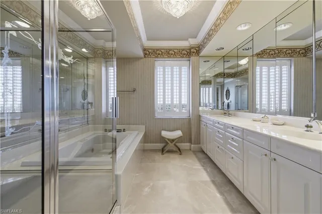 a view of a city with tall buildings