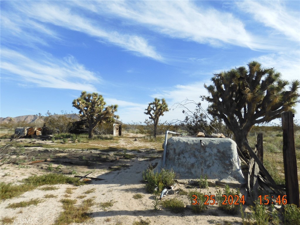 0 Dobson Road Barstow, CA 92311 - Photo 1 of 1 Old cabin in center of photo. Cistern to the right was used to collect & store rain water for irrigation. You can see a 2nd cistern to the left of the photo.